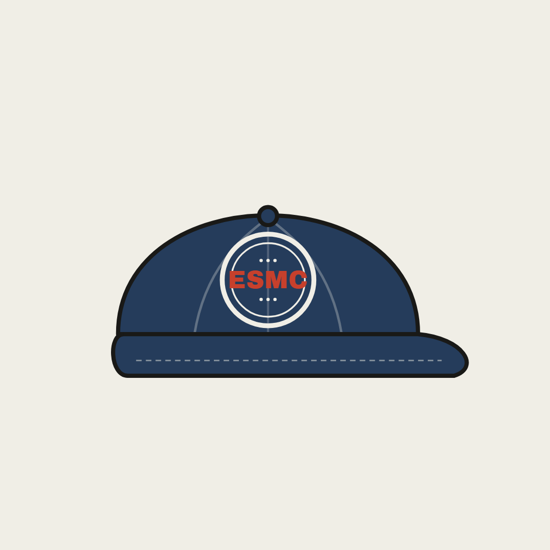 Emotional Support Hat — style 003 ESMC badge